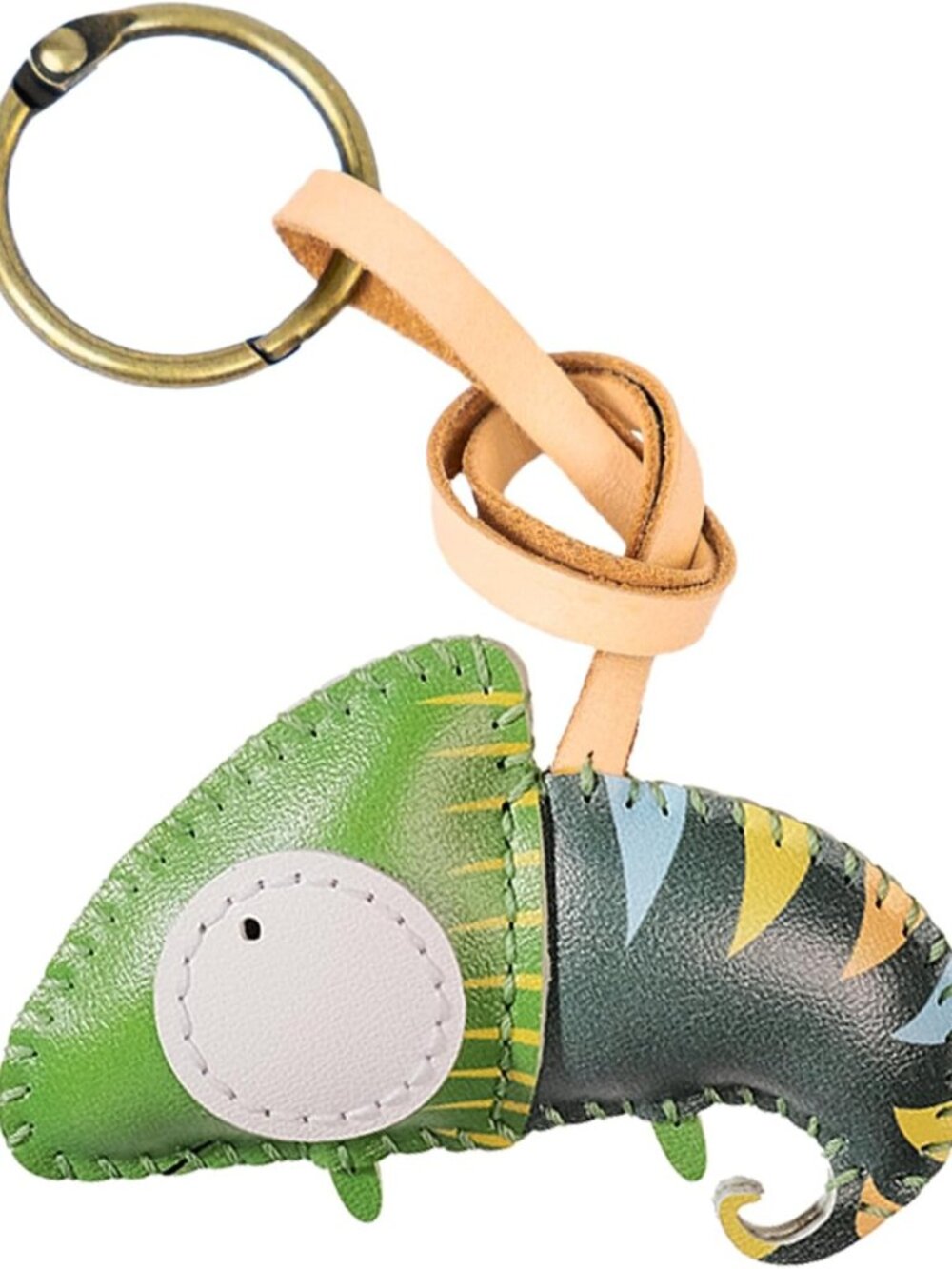 Unique Animal Leather Bag Charm | Stylish Purse Keychain for Backpacks & Gifts